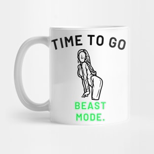 Beast Mode Female Version Mug